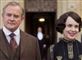 Hugh Bonneville med sin medskuespillerinde fra Downton Abbey