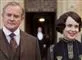 Hugh Bonneville med sin medskuespillerinde fra Downton Abbey