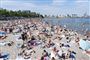 strand med badegæster