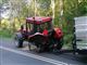 Traktor tabte baghjul