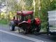 Traktor tabte baghjul