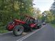 Traktor tabte baghjul