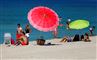 Parasol strand Spanien