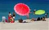 Parasol strand Spanien