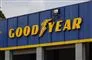 Et firmaskilt fra dækproducenten Goodyear