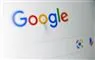 billede af skærm med google-logoet 