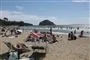 Strand parasoller hav