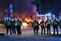Politi ved Rosengården i Malmø