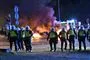 Politi ved Rosengården i Malmø