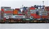 mærsk containere på havnen