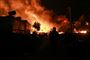 Billede af den voldsomme brand