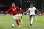 Fodboldspilleren Christian Eriksen i kamp mod England 