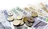 mønter og pengesedler
