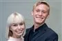 Billed af Jenna Bagge og Albert Rosin som begge smiler bredt