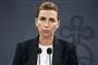 Mette Frederiksen portræt på pressemøde