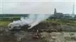 Brand i kæmpe affaldsberg