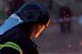 En brandmand midt i et inferno