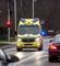 En ambulance i fuld fart