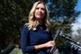 Pressetalsperson Kayleigh McEnany