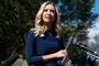 Pressetalsperson Kayleigh McEnany