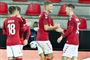 Dansker jubler efter scoring i landskamp mod Færøerne
