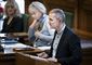 den færøske politiker Sjúrður Skaale står på talerstolen i Folketinget 