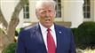 TV-billede af Trump efter hans Covid-19 behandling