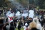 Kæmpe demonstration  med tåregas 