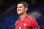 fodboldspilleren Christiano Ronaldo skærer ansigt 