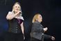 Pernille og Susanne Georgi på scenen