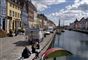 Billede af kanalen ved Nyhavn i sol