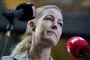 Sofie Carsten Nielsen på pressemøde