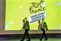frank jensen går på scenen under præsentation af tour de france