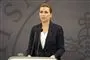 Statsminister Mette Frederiksen (S) taler til pressemøde