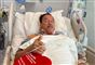 Arnold Schwarzenegger i hospitalssengen