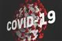 Corona-symbol med teksten Covid-19