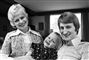 Ungdomsbillede af Keld og Hilda med Annette som spæd