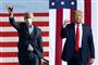 Billede af de to amerikanske duellanter Biden og Trump