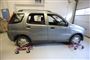 Billede af en grå Suzuki Ignis