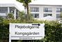Skilt foran plejehjemmet Kongsgården i Viby ved Aarhus