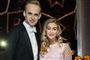 Mads Vad samen med dansepartneren Emilie Sindlev
