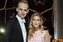 Mads Vad samen med dansepartneren Emilie Sindlev