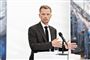 Beskæftigelsesminister Peter Hummelgaard præsenterede sammen med statsministeren, finansministeren og skatteministeren regeringens udspil om ret til tidlig pension i august. Det skete på Danish Crowns slagteri i Horsens. (Arkivfoto)