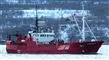 Et rødt skib a la trawlertypen