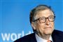 Bill gates med blå baggrund