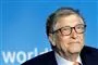 Bill gates med blå baggrund