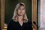 Stephanie Lose på pressemøde