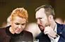 Ellemann og Støjberg tæt sammen i folketingssalen