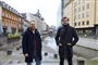 To mænd i Aarhus midtby