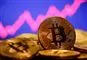 Illustration af bitcoins.